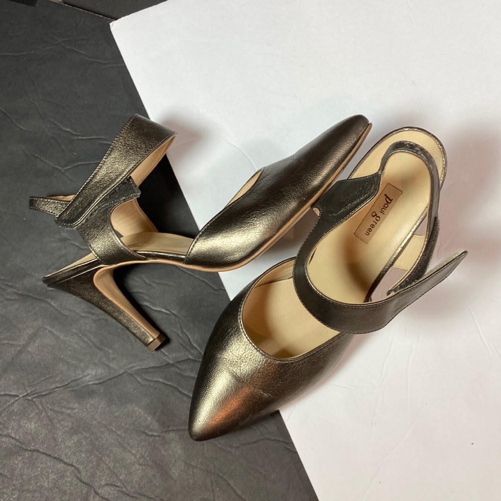 Paul Green Bronze Slingback, Pointed Toe